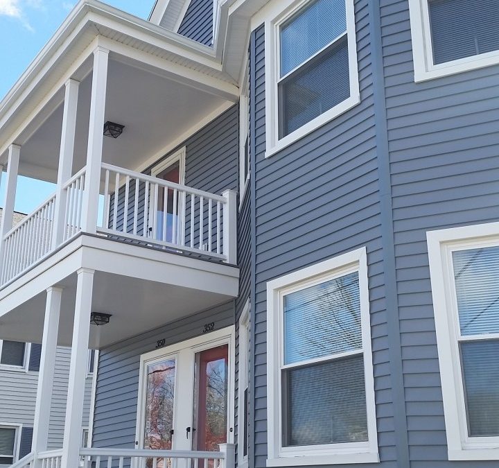 Project Spotlight! Mastic Vinyl Siding, Harvey Replacement Windows & AZEK Porches in New Bedford, MA