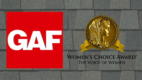 GAF Roofing Earns 2016 Women’s Choice Award