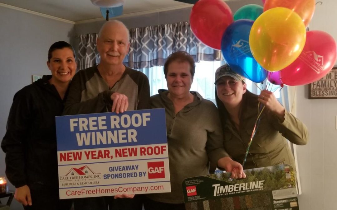 PRESS RELEASE: New Year, New Roof Winner!