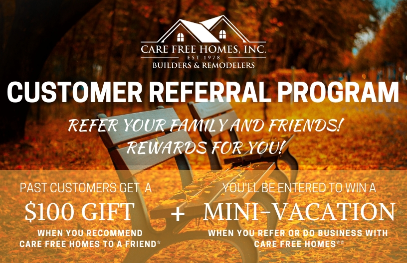Care Free Customer Referral & Rewards Program Fall 2018