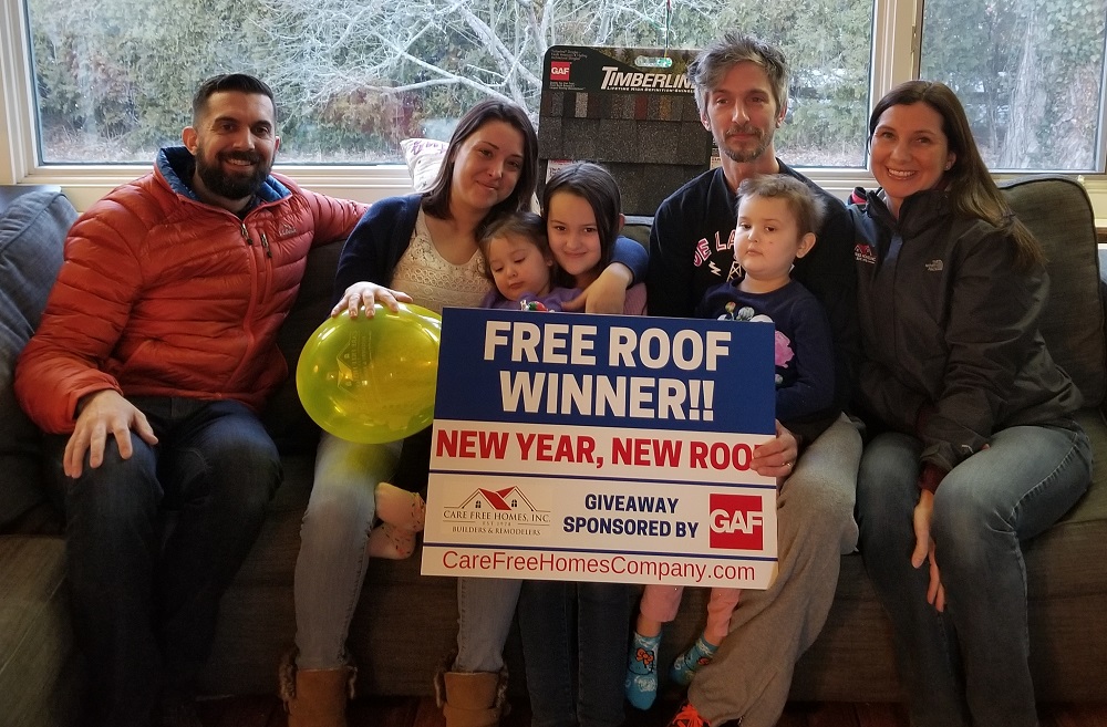 Dartmouth, MA Family WINS New Year, New Roof Giveaway!