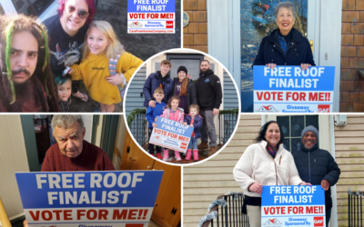PRESS RELEASE: 2022 New Year, New Roof Giveaway Finalists Announced